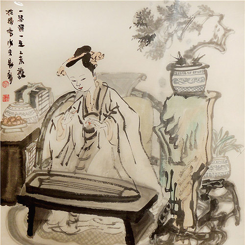 王家训中国画作品展在烟台文化馆举行