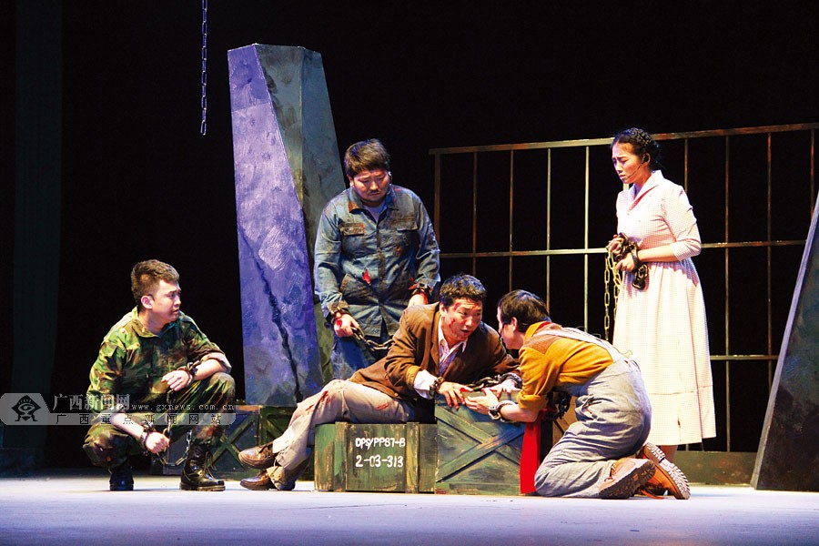 广西群艺馆排演《抉择》