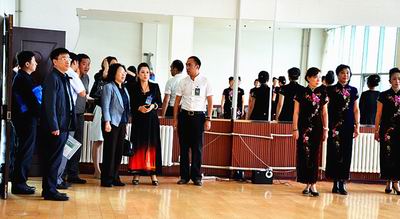 文化部对长春宽城区文化馆评估定级工作验收检查