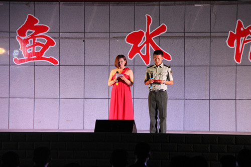 吉利区文化馆“河阳爱心部落”慰问铁军工兵舟桥营