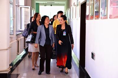 文化部对长春宽城区文化馆评估定级工作验收检查