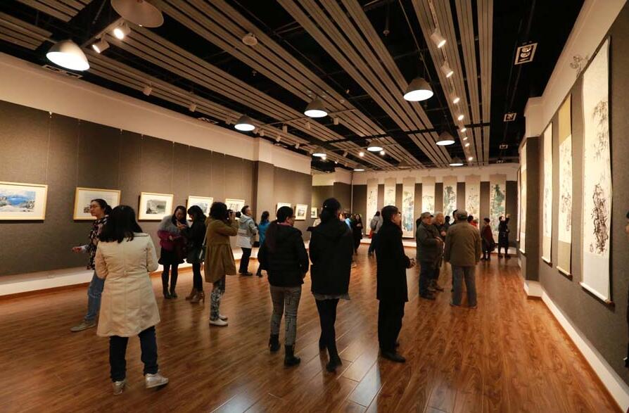 书画展照片