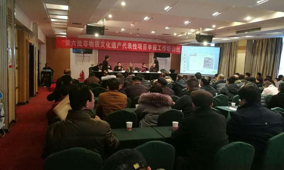 《国艺大讲堂》关中地区省第六批非遗项目申报培训班