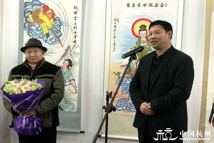 上城:文化馆引入东阳民俗书画家黄高厅画展 上城:文化馆引入东阳民俗书画家黄高厅画展